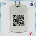 QR-Code Benutzerdefinierte bedruckbare Hunde-Tagdog-Tags